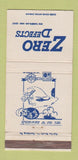 Matchbook Cover - Zero Defects New Cumberland Army Depot WEAR 30 Strike