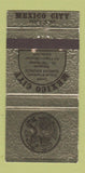 Matchbook Cover - Mexico City Restaurant Mexican Fullerton CA 30 Strike