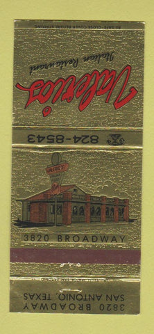 Matchbook Cover - Valerio's Italian Restaurant San Antonio TX 30 Strike