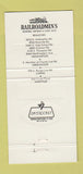 Matchbook Cover - Railroadmen's Savings Indianapolis Greenwood IN 30 Strike
