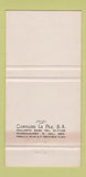 Matchbook Cover - La Langosta Jalisco Mexico WEAR 30 Strike