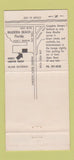 Matchbook Cover - Gene's Lobster House Madeira Beach FL WEAR 30 Strike