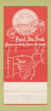 Matchbook Cover - Manton's Wharf Restaurant Toledo OH WEAR 30 Strike