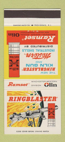 Matchbook Cover - Western Shotgun Shells Ramset Ringblaster 30 Strike
