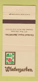Matchbook Cover - Wentergarten Marriott Inn Cleveland OH 30 Strike