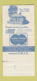 Matchbook Cover - Citizens National Bank Waxahachie TX 30 Strike
