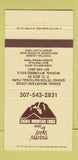 Matchbook Cover - Signal Mountain Lodge Moran WY 30 Strike