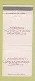 Matchbook Cover - Pittsburgh Coke & Chemical PA 30 Strike