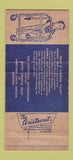 Matchbook Cover - United Cerebral Palsy Aberdeen SD 30 Strike