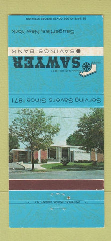 Matchbook Cover - Sawyer Savings Bank Saugerties NY 30 Strike