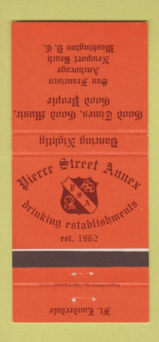 Matchbook Cover - Pierre Street Annex Washington DC Anchorage AK 30 Strike