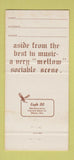 Matchbook Cover - Pierre Street Annex Washington DC Anchorage AK 30 Strike