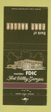 Matchbook Cover - Bank of Fort Valley GA 30 Strike