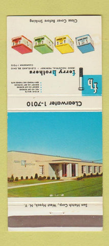 Matchbook Cover - Ferry Brothers Stove Bolts screws Cleveland OH 30 Strike