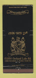 Matchbook Cover - Bloomfield Company Orchard Lake MI WEAR 30 Strike
