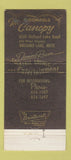 Matchbook Cover - Bloomfield Company Orchard Lake MI WEAR 30 Strike
