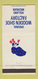 Matchbook Cover - Wooden Shoe Factory Holland MI WEAR 30 Strike