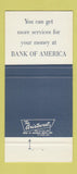 Matchbook Cover - Bank of America 30 Strike