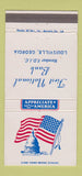 Matchbook Cover - First National Bank Louisville GA WEAR 30 Strike