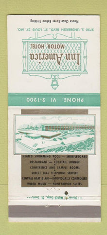 Matchbook Cover - Inn America Motor Hotel St Louis MO 30 Strike