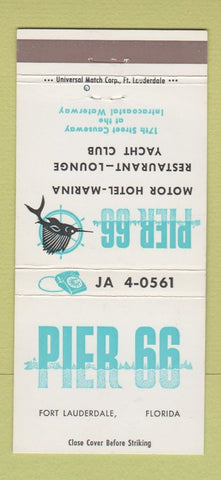 Matchbook Cover - Pier 66 Fort Lauderdale FL 30 Strike