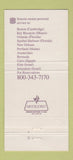 Matchbook Cover - Sonesta Hotel Portland ME 30 Strike