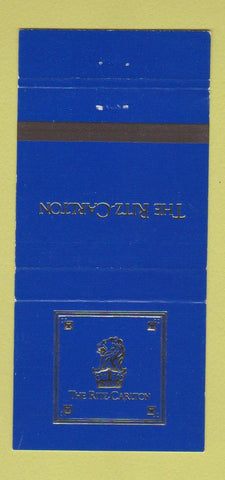 Matchbook Cover - Ritz Carlton Hotel 30 Strike