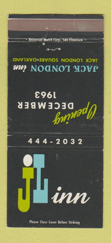 Matchbook Cover - Jack London Inn Oakland CA WEAR 30 Strike