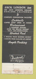 Matchbook Cover - Jack London Inn Oakland CA WEAR 30 Strike