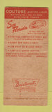 Matchbook Cover - Couture Motors Rentals Miami Beach FL 30 Strike