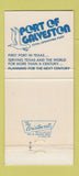 Matchbook Cover - Port of Galveston TX 30 Strike