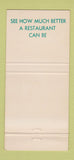 Matchbook Cover - Sand Dollar Restaurant St Petersburg FL 30 Strike