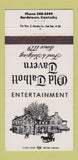 Matchbook Cover - Old Talbott Tavern Bardstown KY 30 Strike