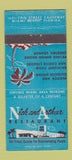 Matchbook Cover - Nick and Arthur Restaurant Miami Beach FL 30 Strike
