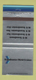 Matchbook Cover - Scandinavian World Cruises 30 Strike