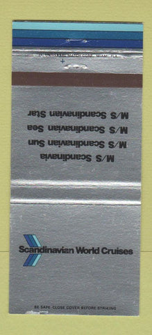 Matchbook Cover - Scandinavian World Cruises 30 Strike
