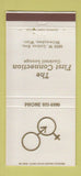 Matchbook Cover - First Connection Cocktail Lounge Milwaukee WI 30 Strike