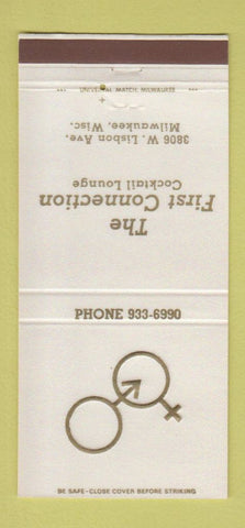 Matchbook Cover - First Connection Cocktail Lounge Milwaukee WI 30 Strike