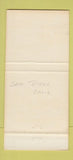 Matchbook Cover - The Highlander Men's Clothes Clubman San Diego CA 30 Strike