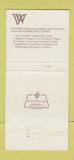 Matchbook Cover - Wellshire Inn Denver Colorado Leo's Place 30 Strike