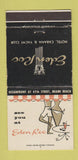 Matchbook Cover - Eden Rock Hotel Miami Beach FL WORN 30 Strike