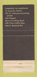 Matchbook Cover - Eden Rock Hotel Miami Beach FL WORN 30 Strike