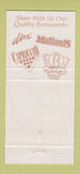 Matchbook Cover - The Peabody Hotel Memphis TN Orlando FL 30 Strike