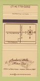 Matchbook Cover - Anaheim Hills Motor Inn Anaheim CA 30 Strike