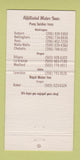 Matchbook Cover - Anaheim Hills Motor Inn Anaheim CA 30 Strike