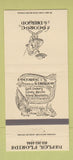 Matchbook Cover - George & The Dragon Naples FL 30 Strike