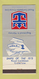 Matchbook Cover - Royal Caribbean Cruise Line 30 Strike