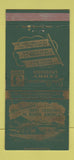 Matchbook Cover - Lake Champlain Ferry Crossing Charlotte VT Essex NY  30 Strike
