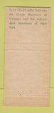 Matchbook Cover - Lake Champlain Ferry Crossing Charlotte VT Essex NY  30 Strike