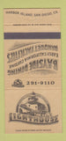 Matchbook Cover - Tom Ham's Lighthouse San Diego CA 30 Strike